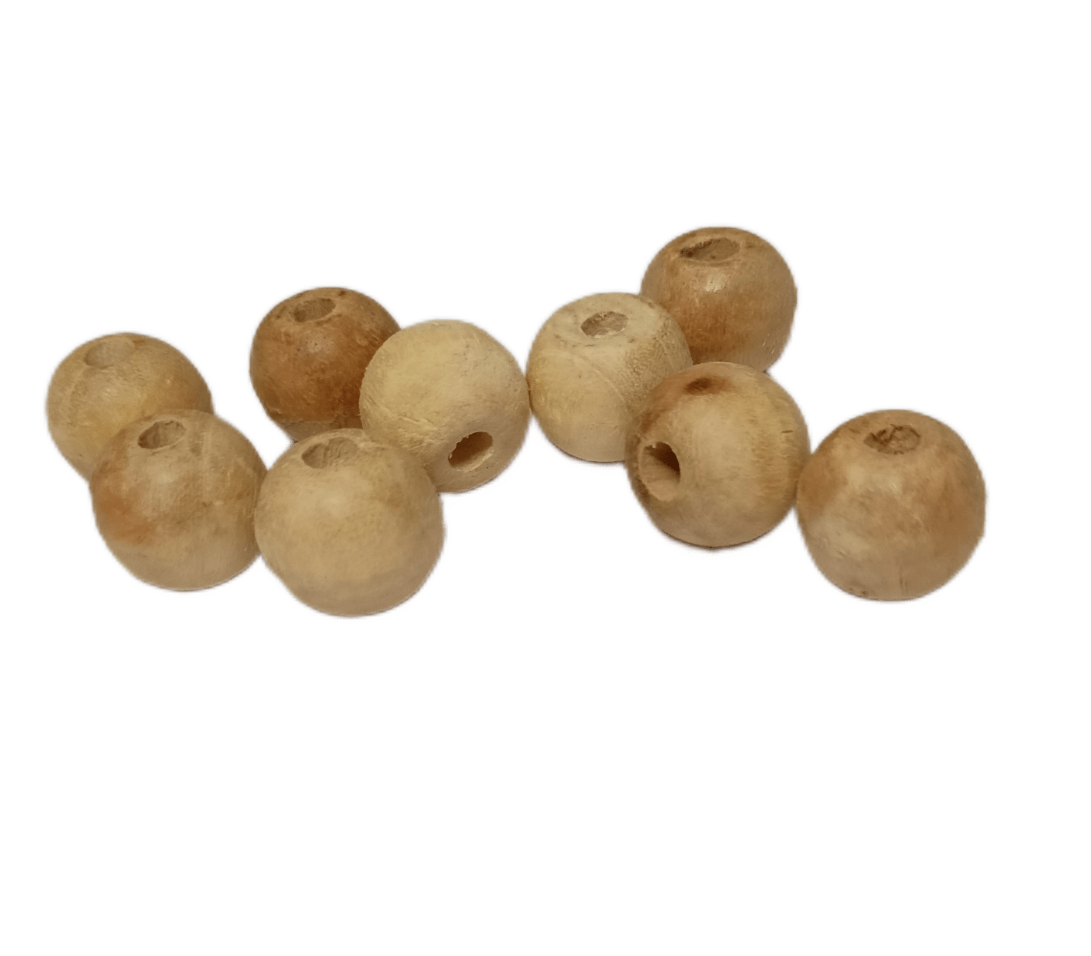 Arbee Wood Ring Beads 5 Pack Natural