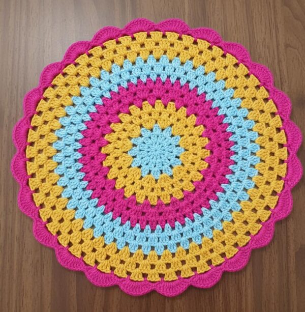 RITIKA Craft® Crochet Doily/placemat/Table mat 16 inch - Image 2