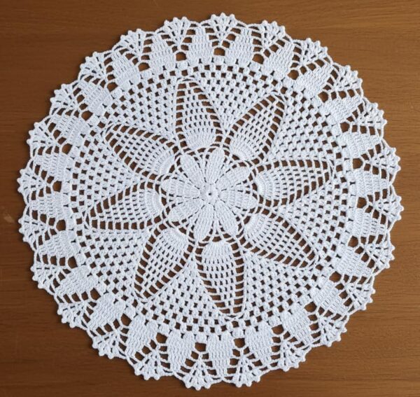 RITIKA Craft® Handmade Crochet Doily/placemat/Table mat (24 inch) - Image 2