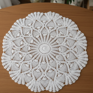 RITIKA Craft® Crochet Doily/placemat/Table mat (34 inch)
