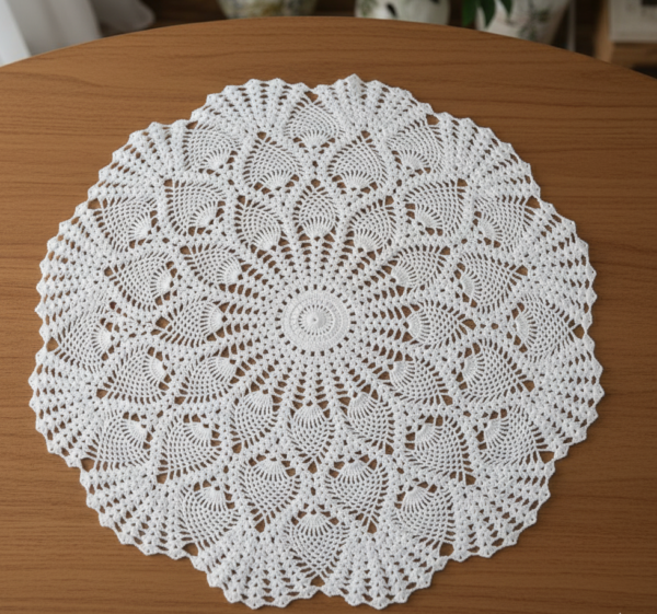 RITIKA Craft® Crochet Doily/placemat/Table mat (34 inch)