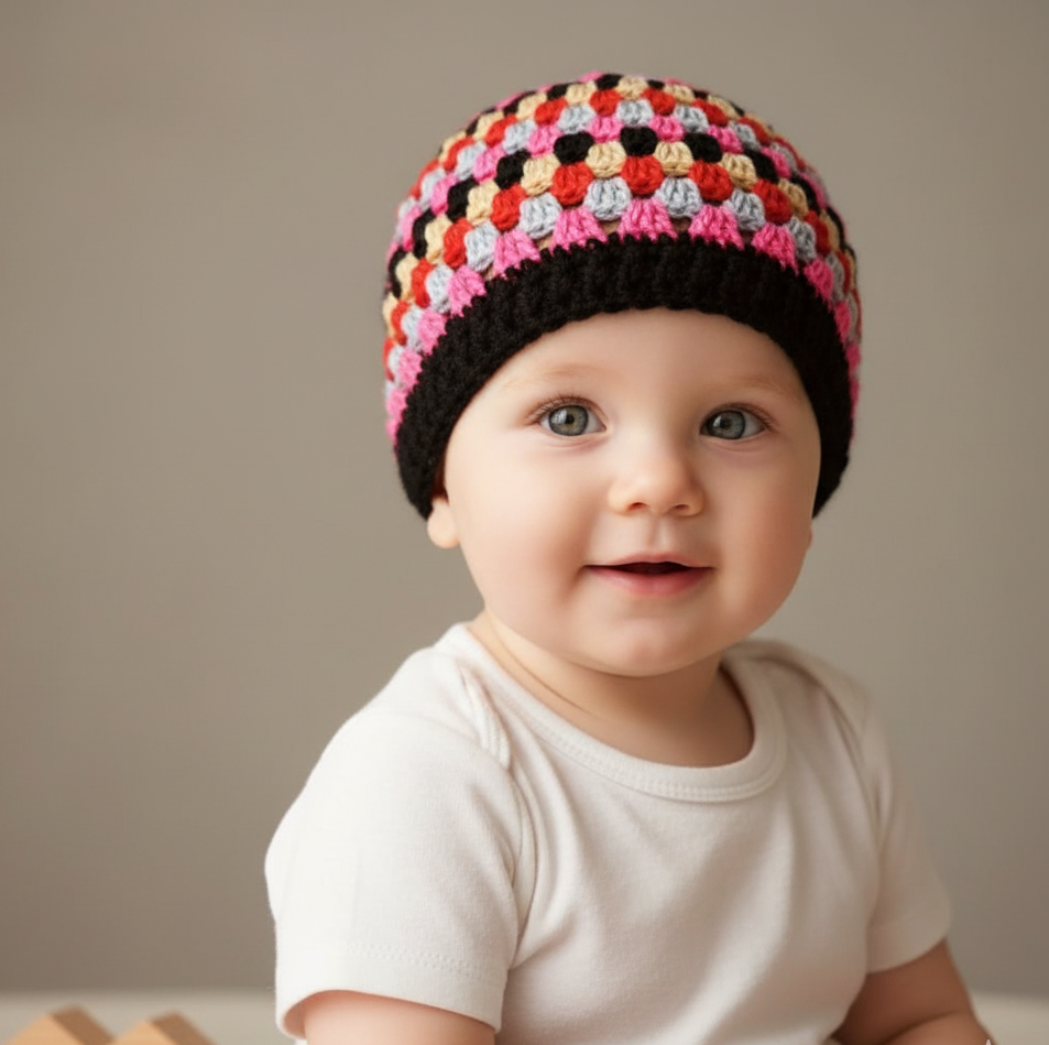 Unisex Cute Kids Boy's & Girl Woolen Cap (3-4 YEARS)